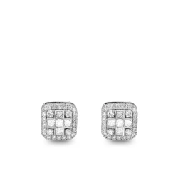 Prinzess-Schliff Diamant Fantasie Ohrringe
