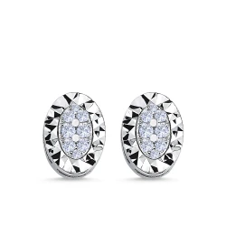 Diamant Effekt Ohrringe Rimini