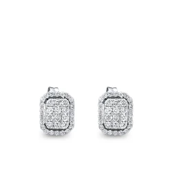 Diamant Effect Fantasie Ohrring Ragusa