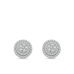 Effect Fantasie-Diamant-Ohrringe