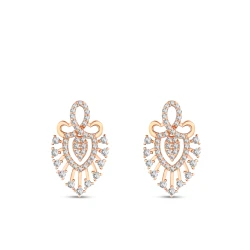 Diamant-Krönchen-Design-Ohrringe