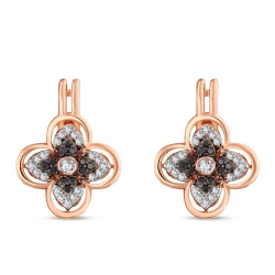 Schwarze Diamant Ohrringe