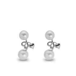 Diamant Perlen Ohrringe