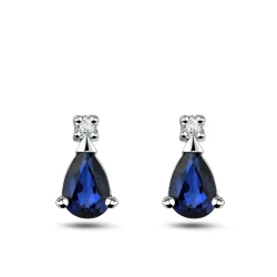 Saphir Diamant Ohrring Ferrara