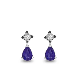 Diamant Saphir Ohrring Gouda