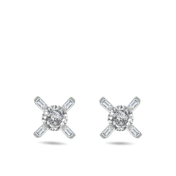 Diamant Miracle Solitär Ohrringe