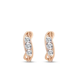 0,50 Karat Miracle-Diamantohrringe (optische Wirkung)