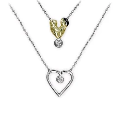 Diamant Mutter-Kind Halskette
