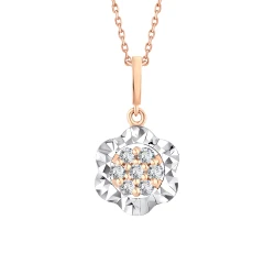 0,60 Karat Solitär-Diamantkette (optische Wirkung)