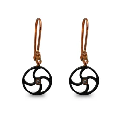 Diamant Harmonie (Manji) Symbol Ohrring Adinkra