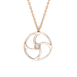 Diamant Harmonie (Manji) Symbol Kette Adinkra