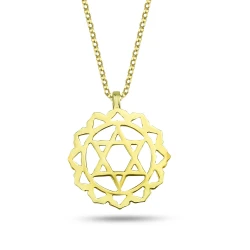 Herz-Chakra Goldkette