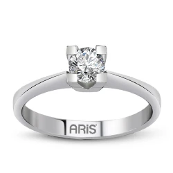 0,30 Karat D-Farbe Diamant-Solitärring Genua