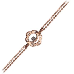Diamant Sakral-Chakra (Svadhistana) Goldarmband