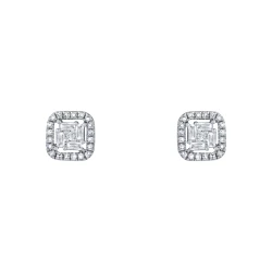 Diamant Fantasie Baguette Ohrringe
