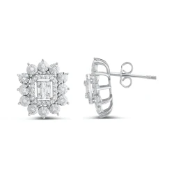 Diamant Miracle Baguette Ohrringe