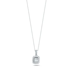 Diamant Baguette Kette
