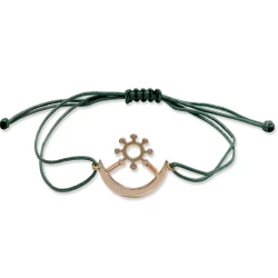 Liebe Symbol Gold Armband (Osram ne Nsoromma)
