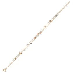 Dorika Dreifach Gold Armband