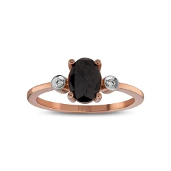 Schwarzer Diamant Ring