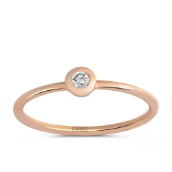 0,06 Karat Diamant Solitärring