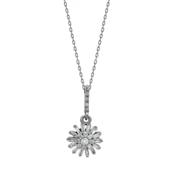 Diamant Baguette Halskette