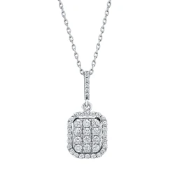Diamant Effect Fantasie Halskette