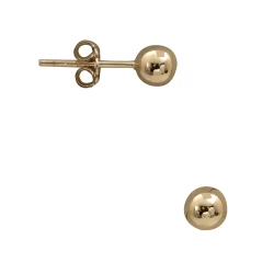 Gold Ohrstecker Kugel