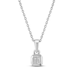 Diamant Baguette Halskette