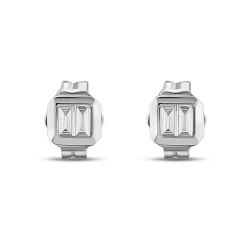 Diamant Baguette Ohrringe