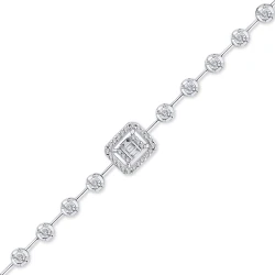 Diamant Baguette Armband