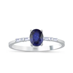 Diamant Saphir Ring Pesaro