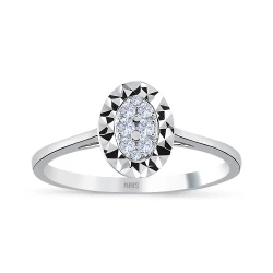 Diamant Effekt Ring