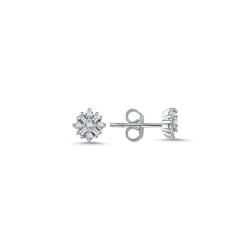 Diamant Baguette Ohrringe