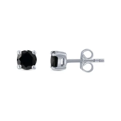 Schwarzer Diamant Herren Ohrring (Einzelstückpreis)