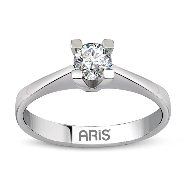 0,50 Karat G Farbe Diamant Solitärring Verona