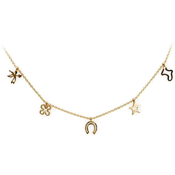 Glück Goldkette