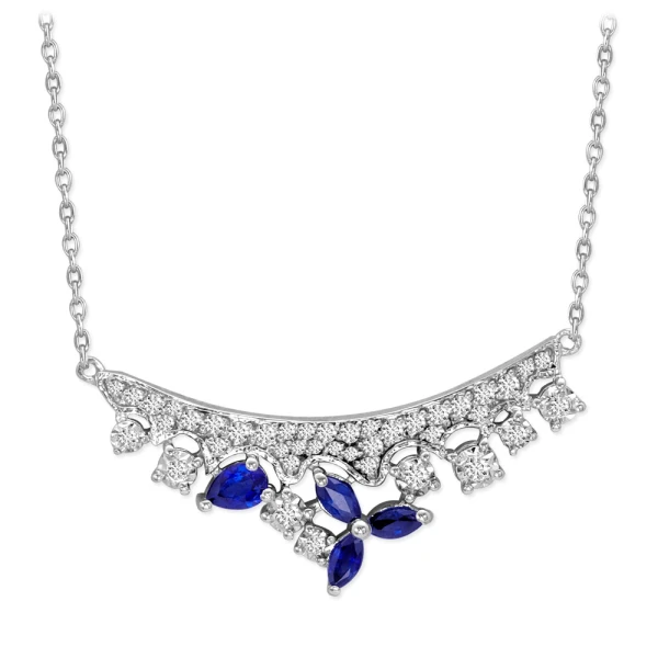 Diamant Saphir Miracle Kette