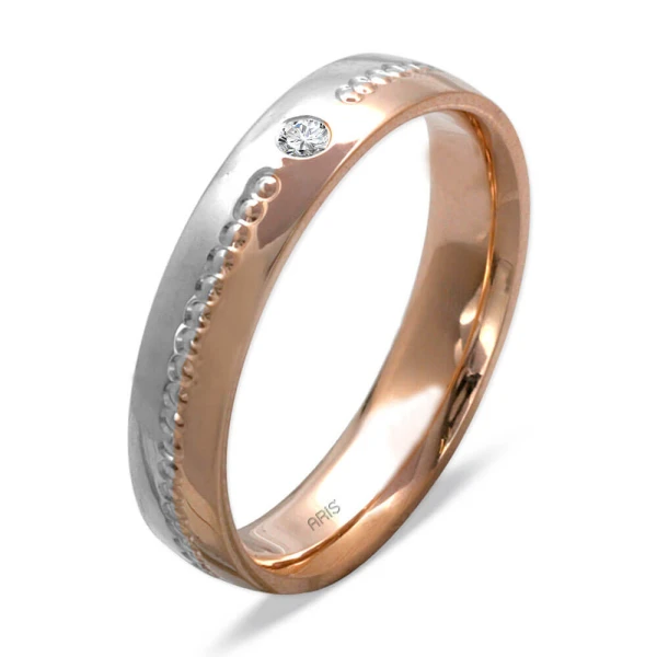 14 Karat Gold Verlobung/Nişan Diamant Damenmodell