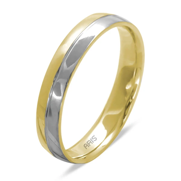 Solitärring und Halb-Eternity Diamant Ehering Herren Modell