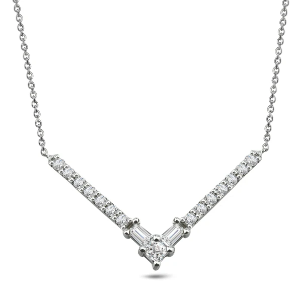 Diamant Fantasie Baguette Kette