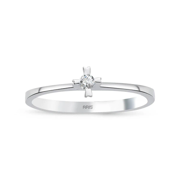 0,05 Karat Diamant Solitärring