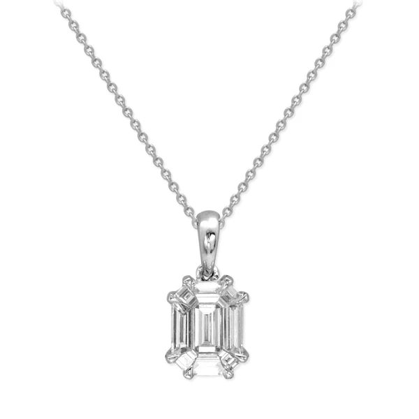 Diamant Baguette Fantasie Kette