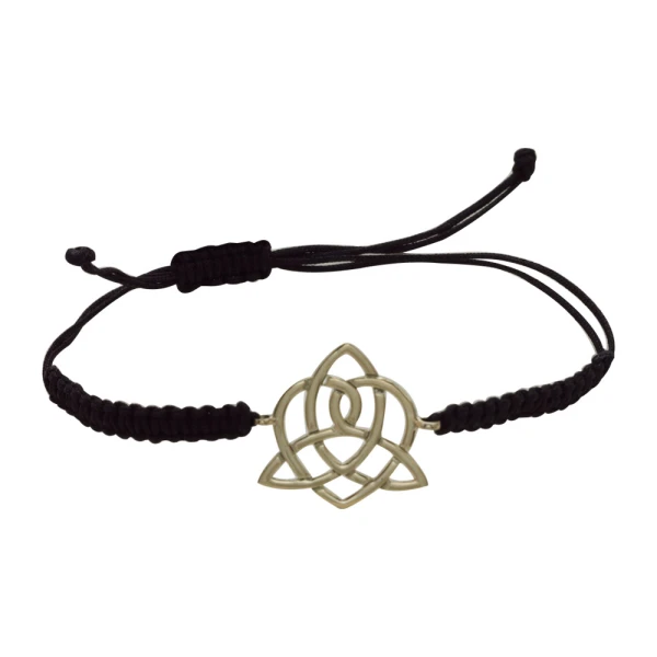 Keltische Symbole Gold Schwesterlichkeitssymbol Armband (Triskele)