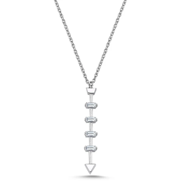 Diamant Fantasie Baguette Kette