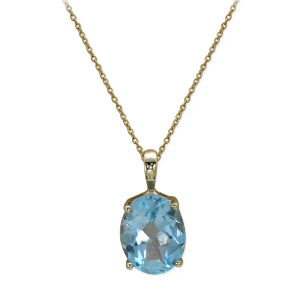 Topas Gold Halskette