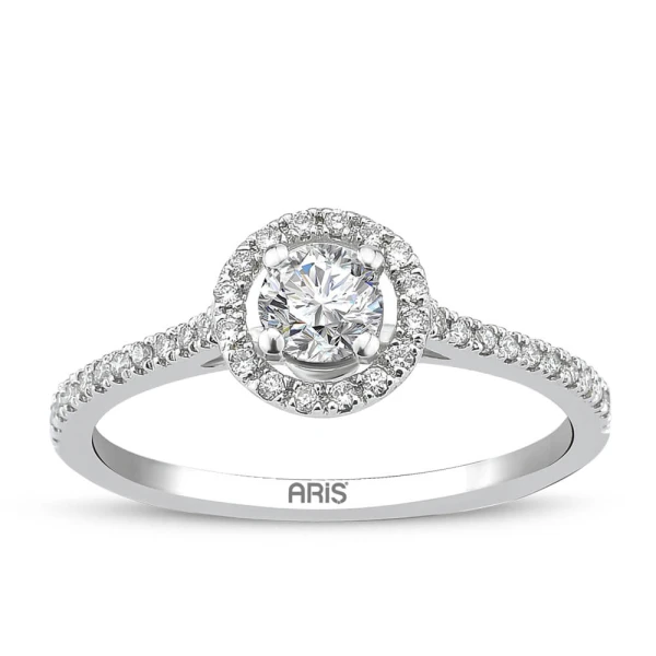 0,38 Karat Diamant Fantasie Solitärring