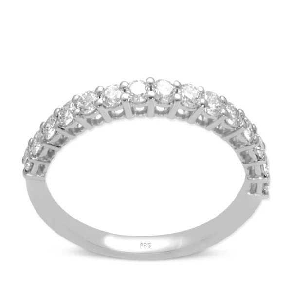 0,40 Karat Diamant Halbkreis Ehering