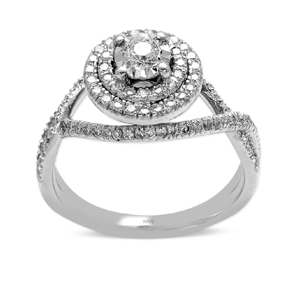 0,44 Karat Diamant Fantasie Miracle Ring