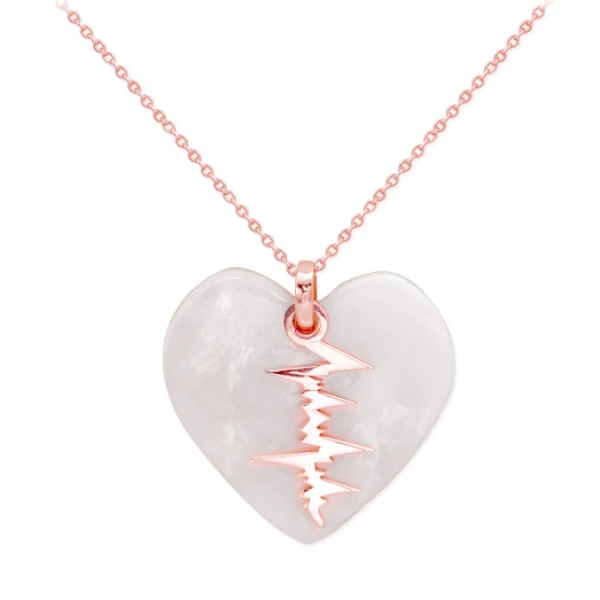 Goldkette mit Rhythmus auf Perlmutt